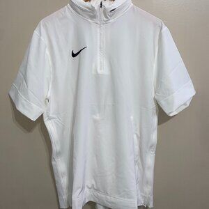 Nike Woven Football Coaches Jacket Short-Sleeve White Grey Men's M DV6755-106
